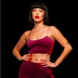 Ivy Park Velour Bralette: Crop Top XL